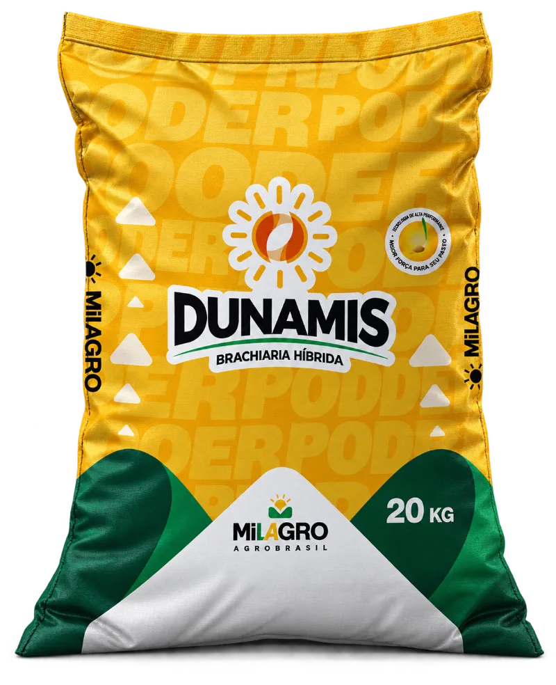 Embalagem Dunamis Brachiaria Híbrida, saco de 20 kg
